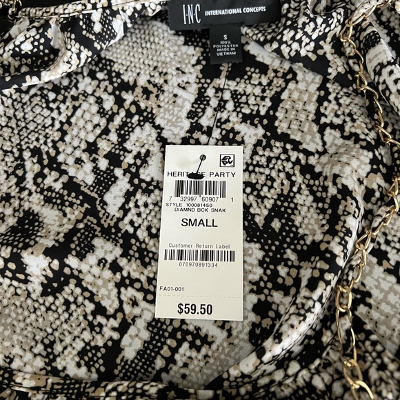 COPY - INC Cold Shoulder Top - Picture 2 of 3